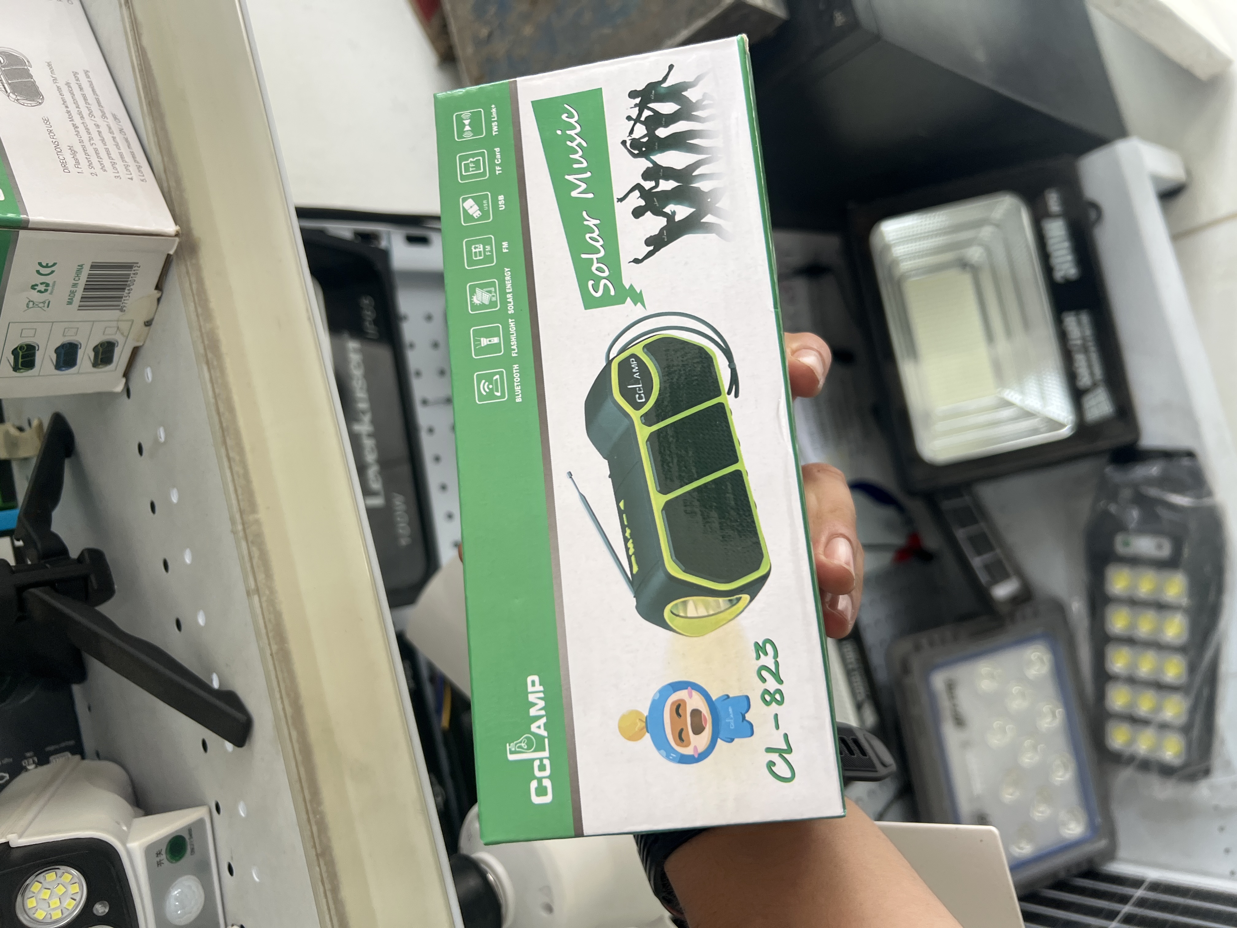 Parlante solar music