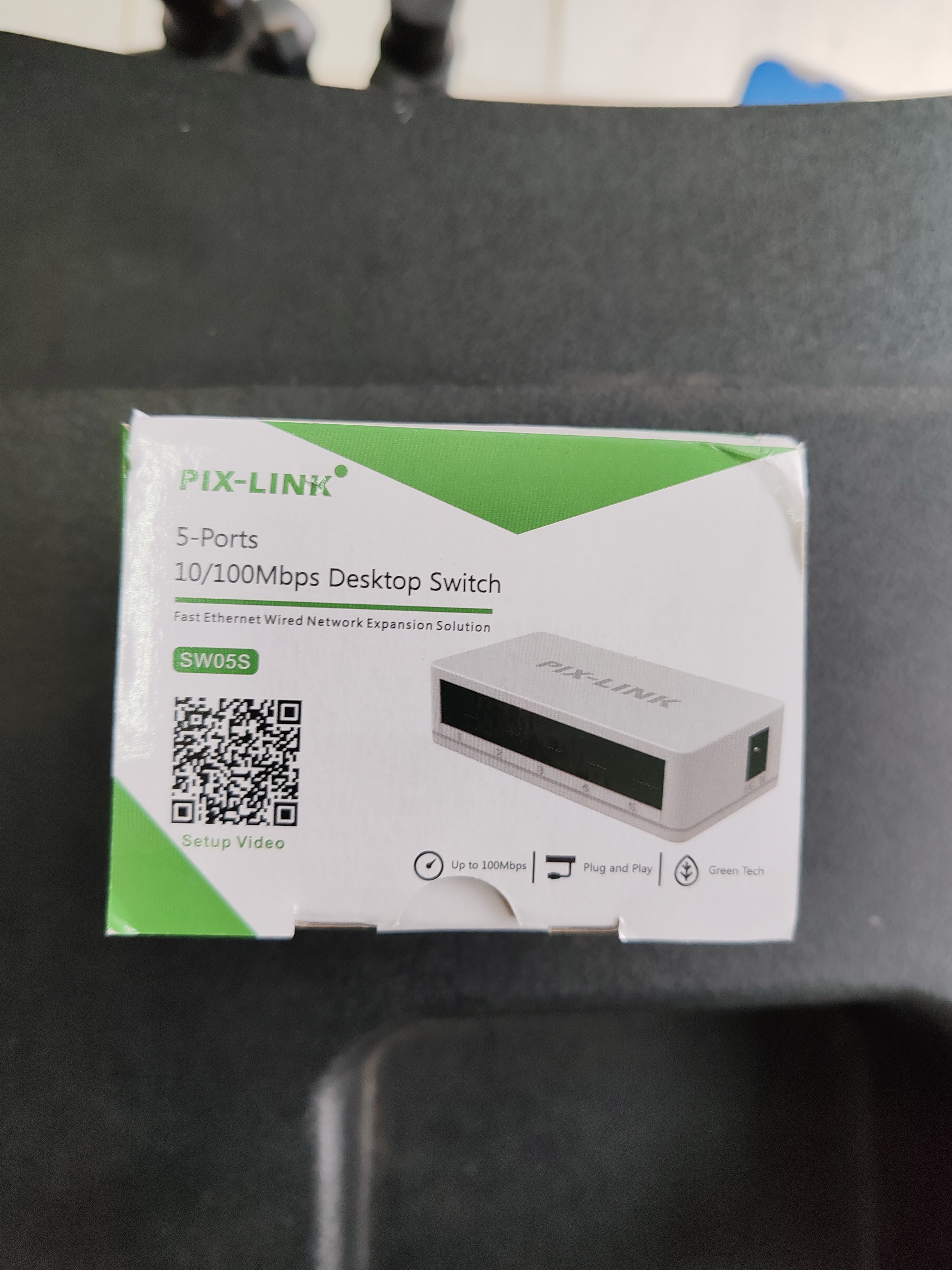 Multitoma de puertos Ethernet 5 puertos