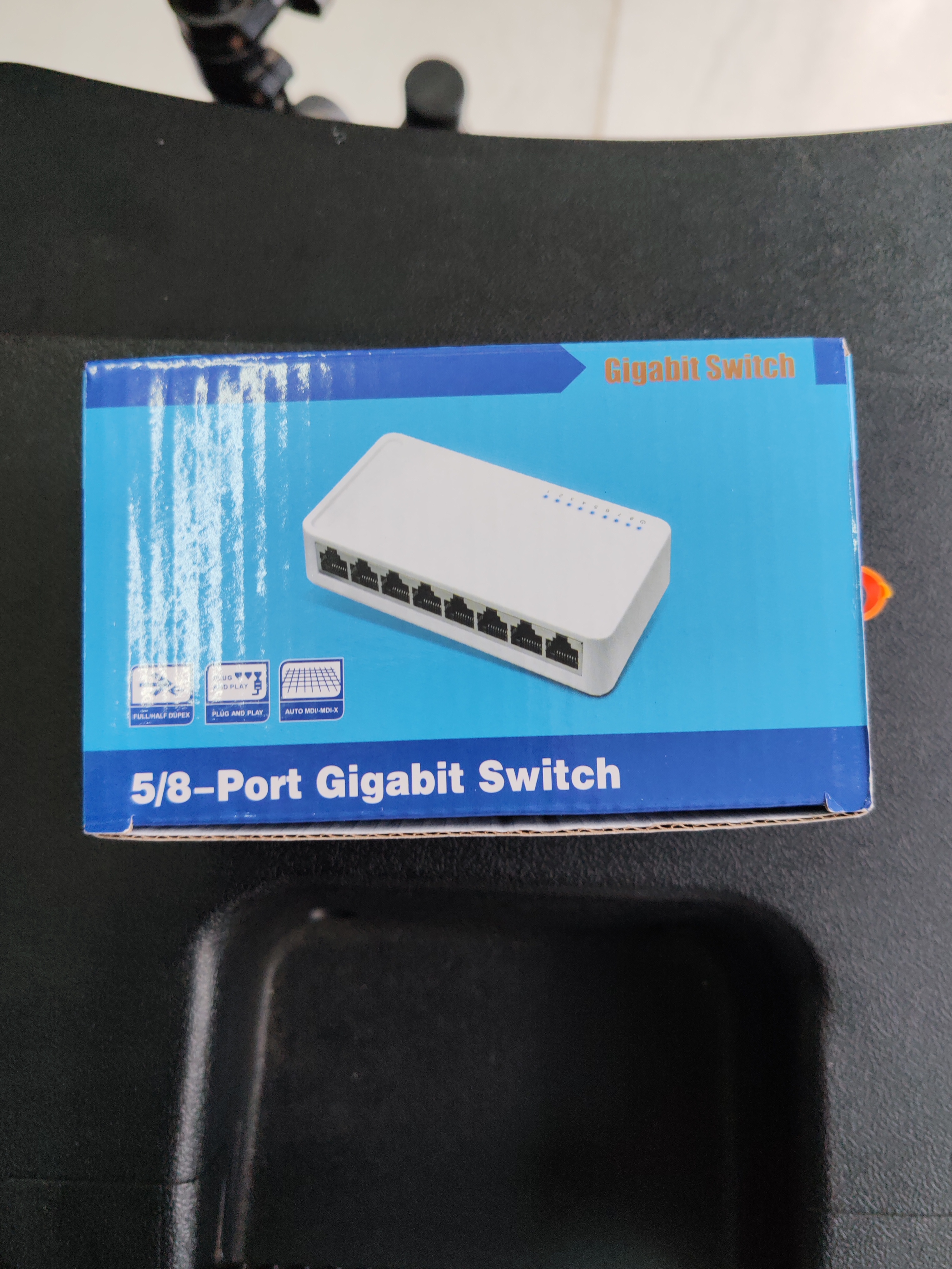 Multitoma de puertos Ethernet 5/8 puertos