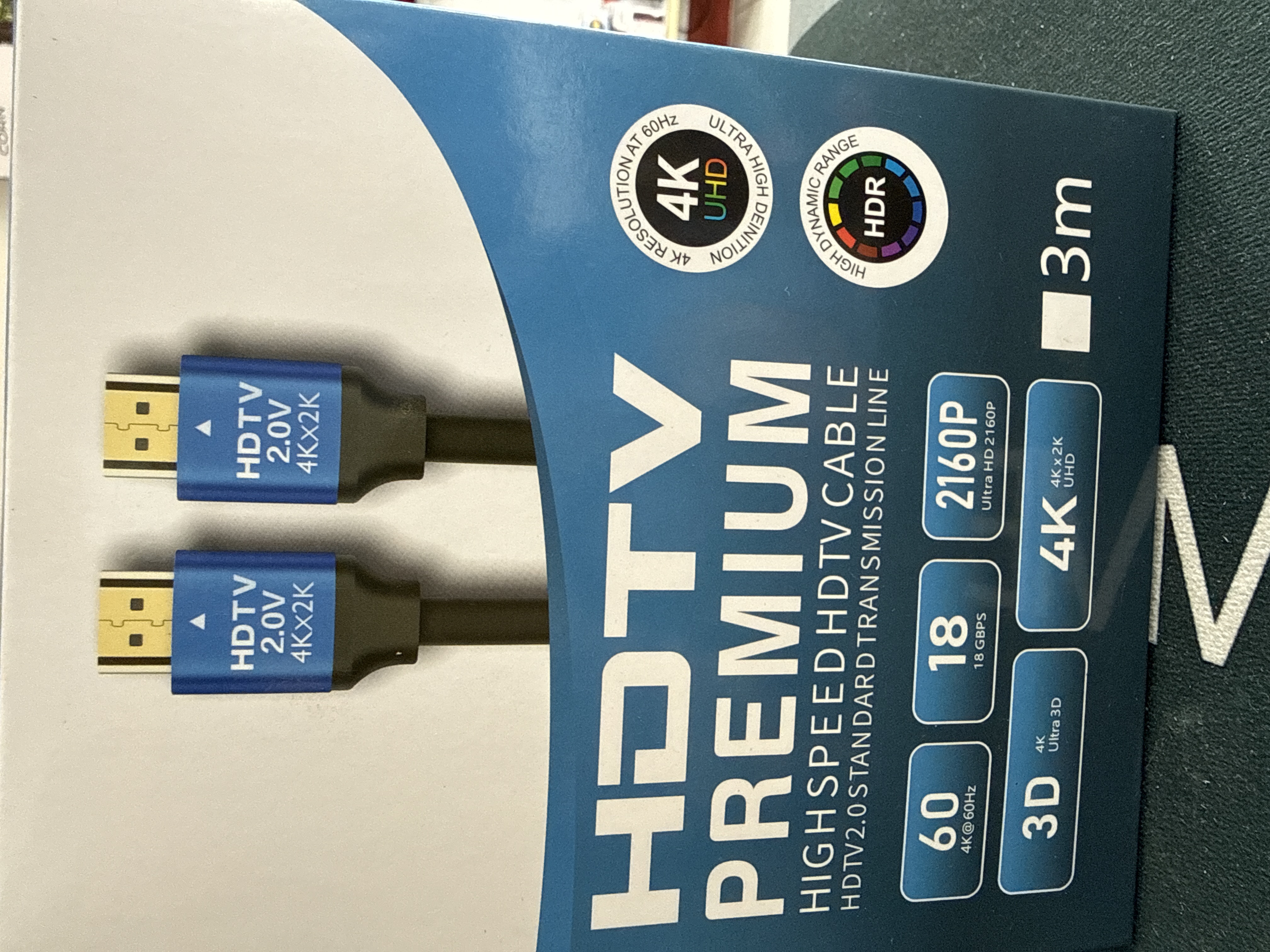 Cable HDMI 3M 2.0V