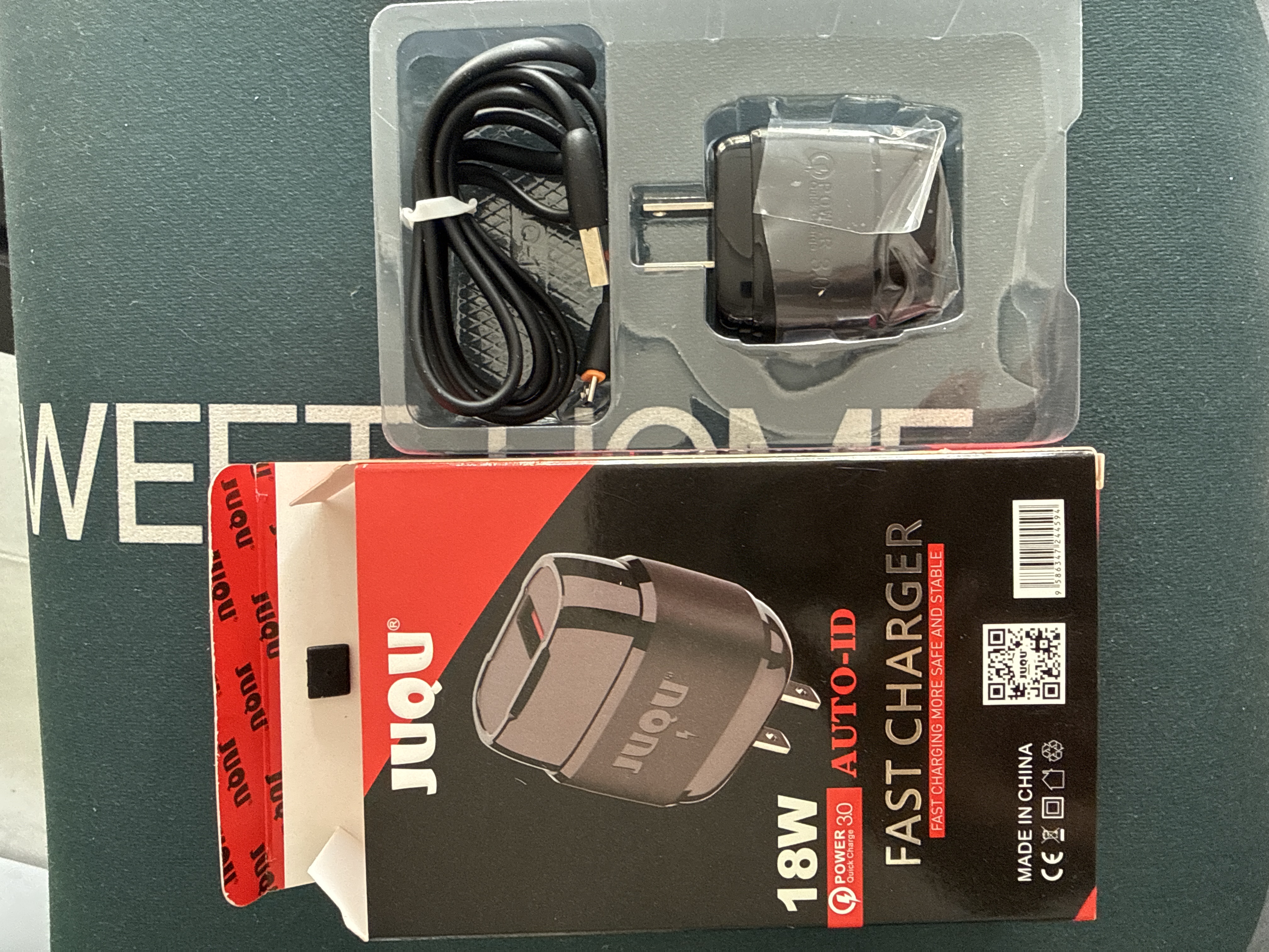 Cargador + cable Tipo C 18W