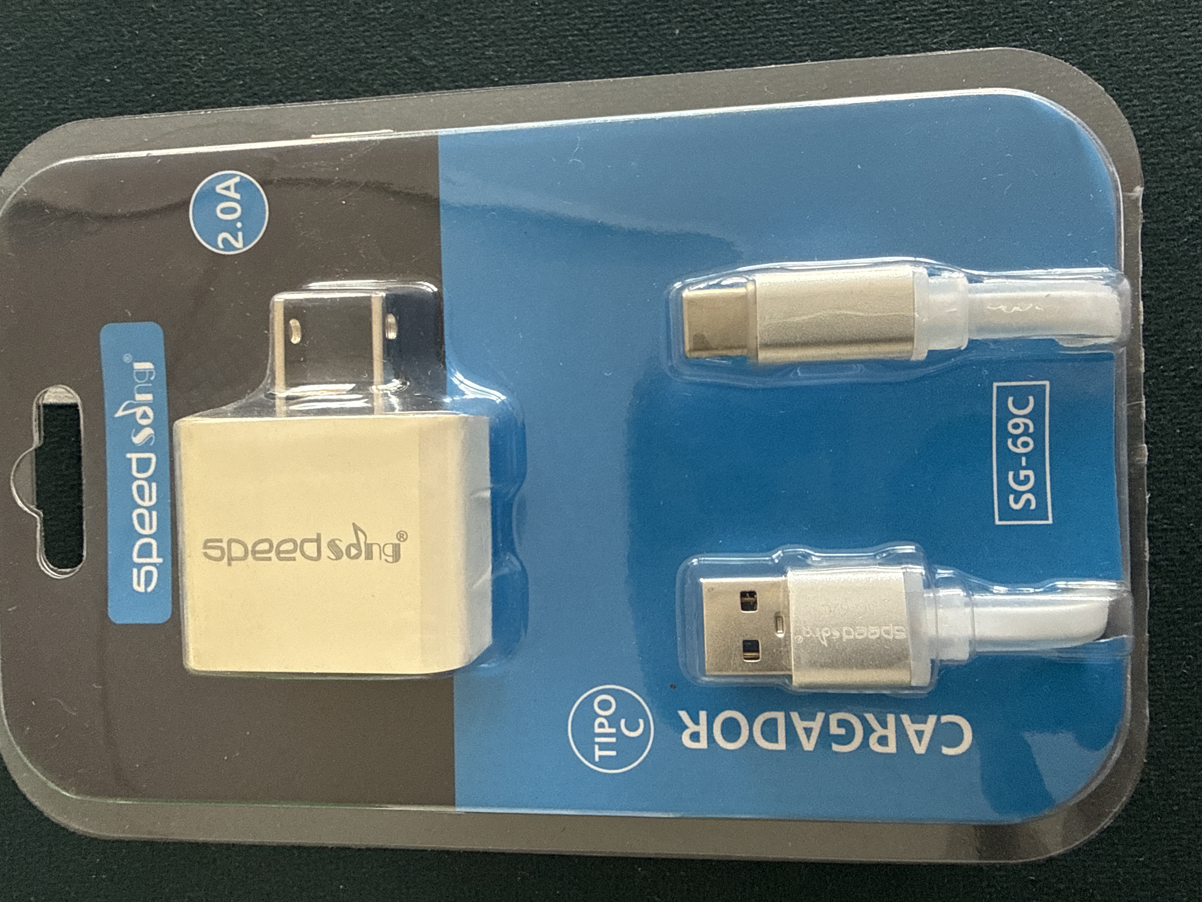 Cargador + cable tipo C