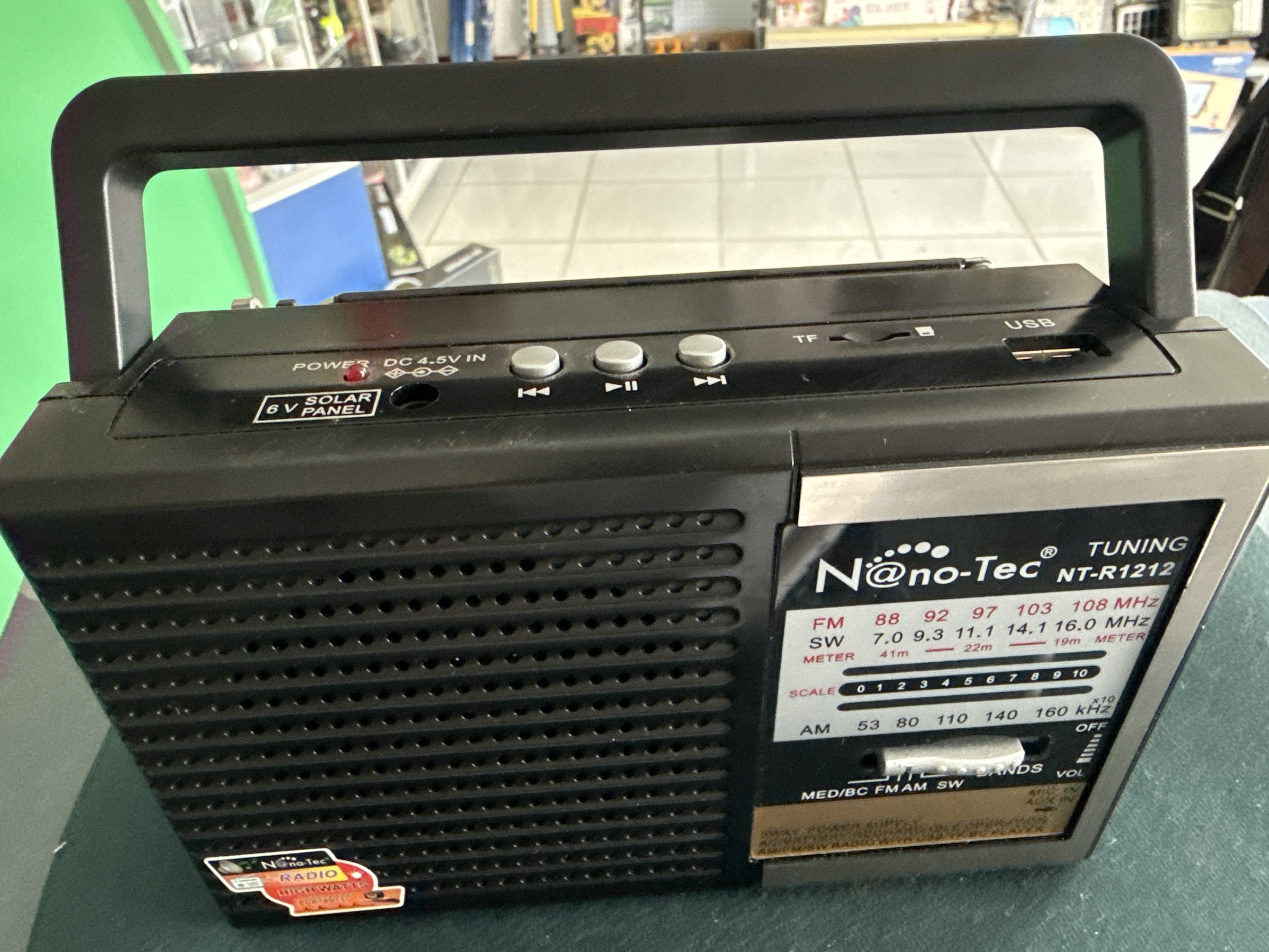 Parlante tipo Radio Nano-Tec